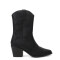 Bota de Mujer Miss Carol LITER tejana media Negro