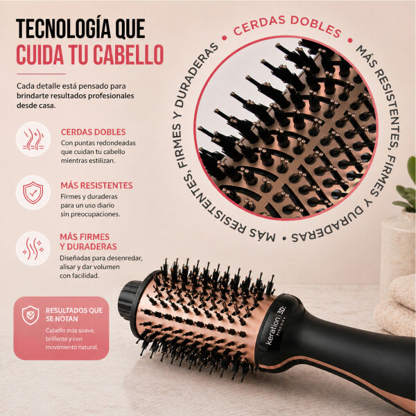Cepillo Secador Gama Stylish Keration Brush 3d-my CEPILLO GAMA STYLISH KERATION BRUSH 3D