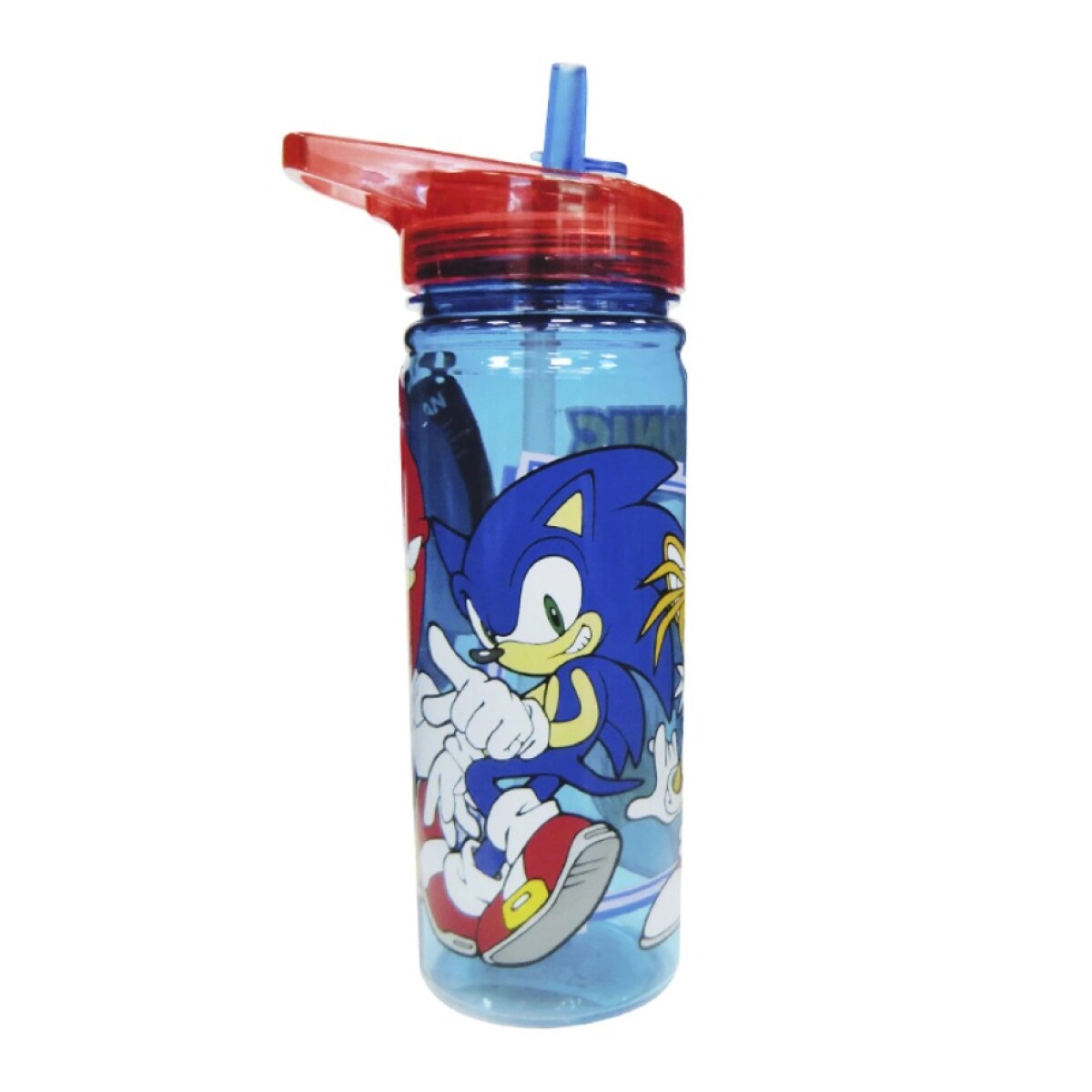Botella Plástica Infantil con Sorbito 620ML - SONIC 