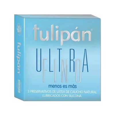 Preservativos Tulipán Ultra Fino 3 Uds. Preservativos Tulipán Ultra Fino 3 Uds.