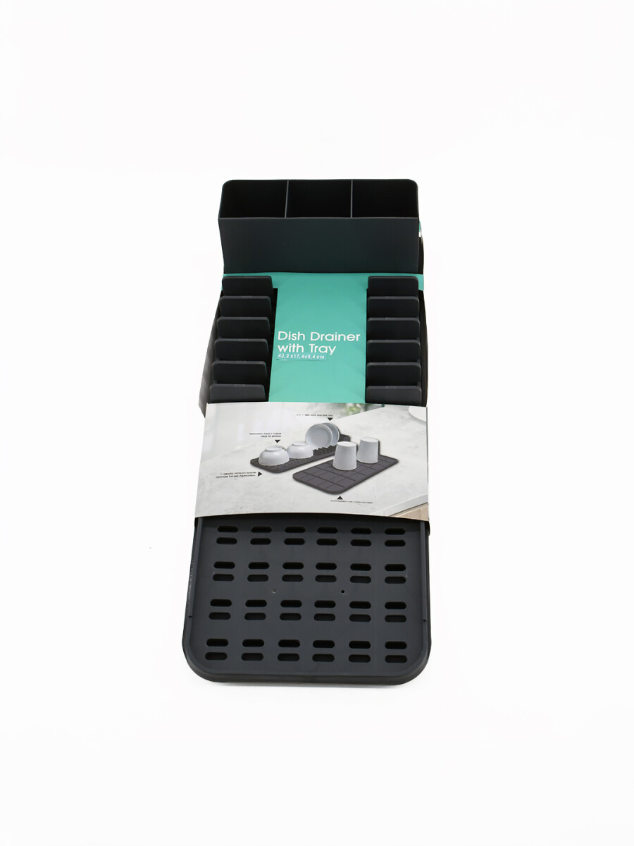 ESCURRIDOR VAJILLA PLEGABLE - GRIS 