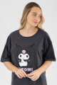 Kuromi dress Gris melange