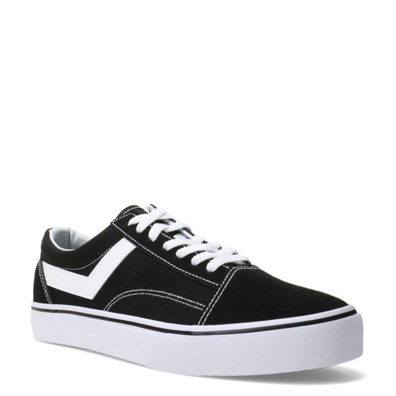 Championes Unisex PONY Casual Negro - Blanco