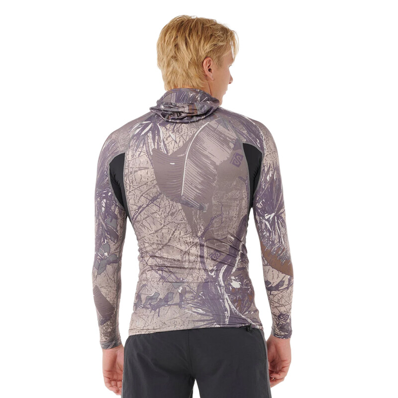Lycra Rip Curl Search Upf Perf Hood - Multicolor Lycra Rip Curl Search Upf Perf Hood - Multicolor