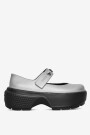 STOMP METALLIC MARY JANE Plata