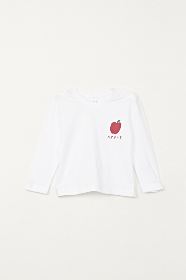 Remera estampa Fruta Blanco