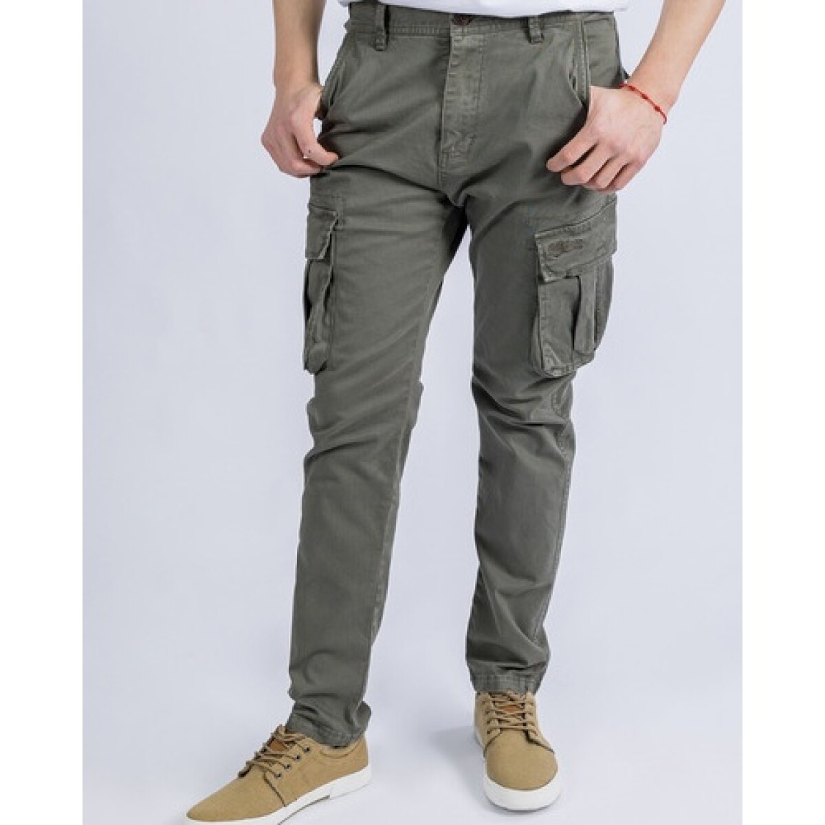 Pantalón cargo UFO Dougal verde - Verde musgo 