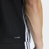 Remera Adidas Workout Essentials Base 3 Rayas Negro