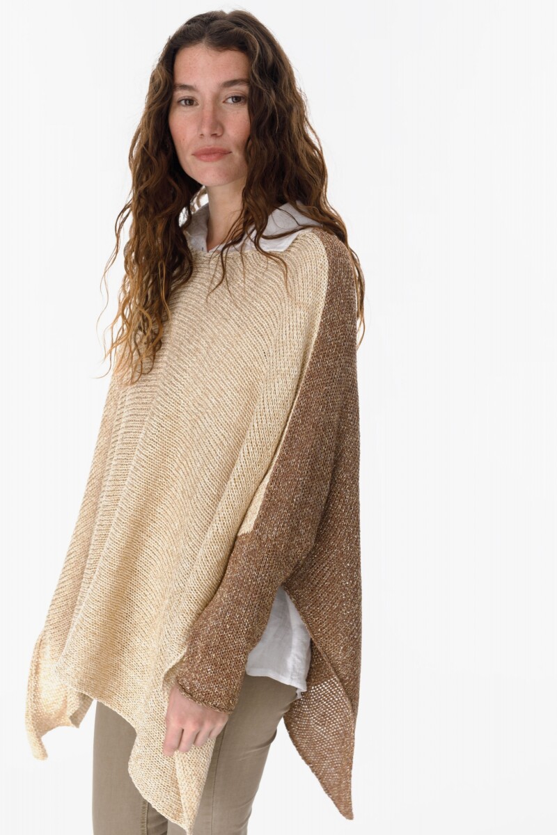 Poncho Misuna Cobre/Crudo