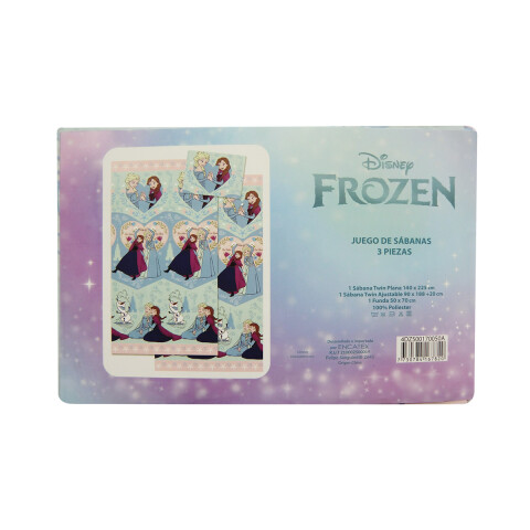Juego Sábanas Infantil Frozen 1 Plaza 100% Microfibra MENTA