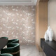 Ceramica Taupe Decorada Flores 40X120Cm Pared GAMAS DE MARRON