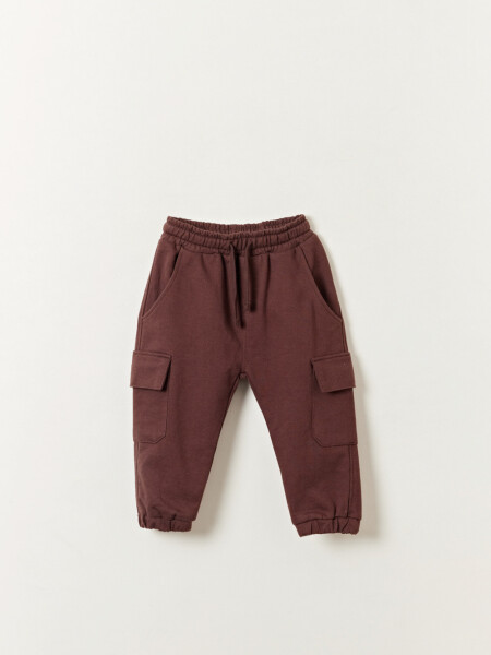 Pantalón deportivo cargo Marrón