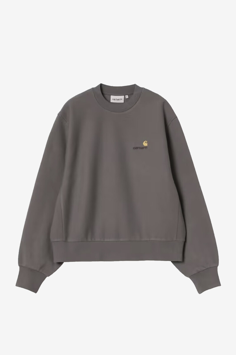 W' AMERICAN SCRIPT SWEAT Gris