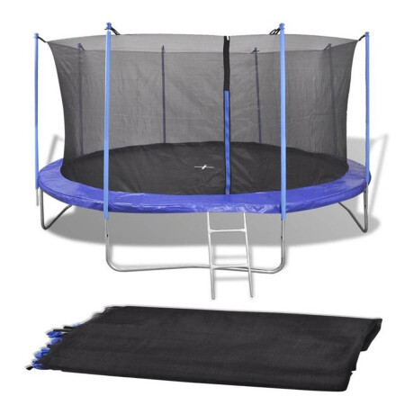 Red De Protección Para Cama Elástica De 1,83 Mts Negro