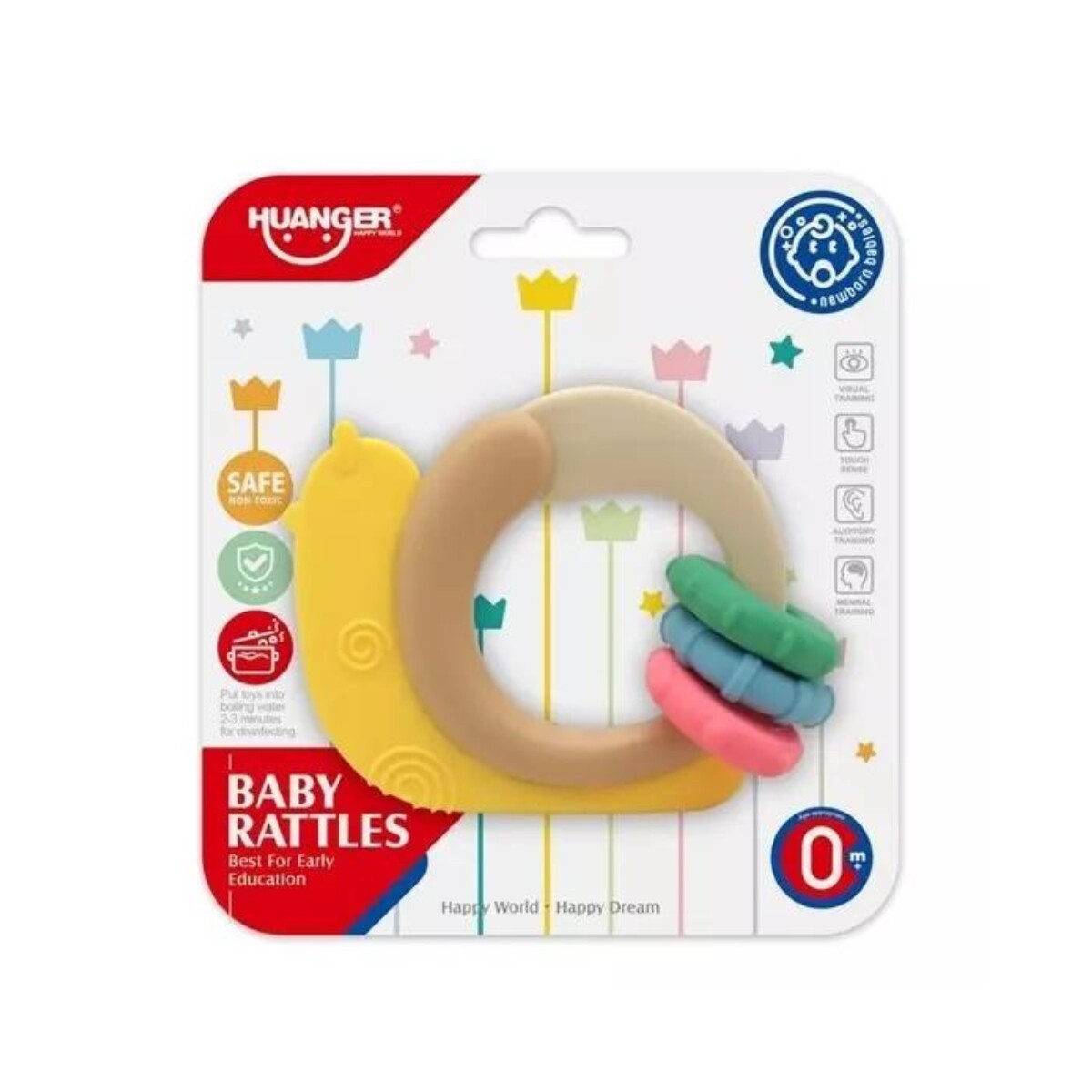 Mordedor Sonajero Huanger Caracol 