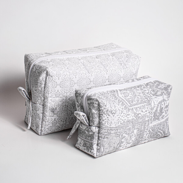 Set X2 Necessaires Quinn Col. Bea Corbatero Gris