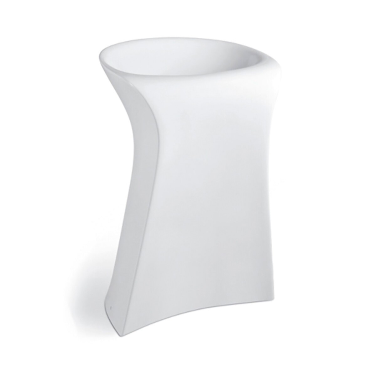 Pedestal Para Lavatorio Pieza Linea Alaska Blanco Loza Baño 
