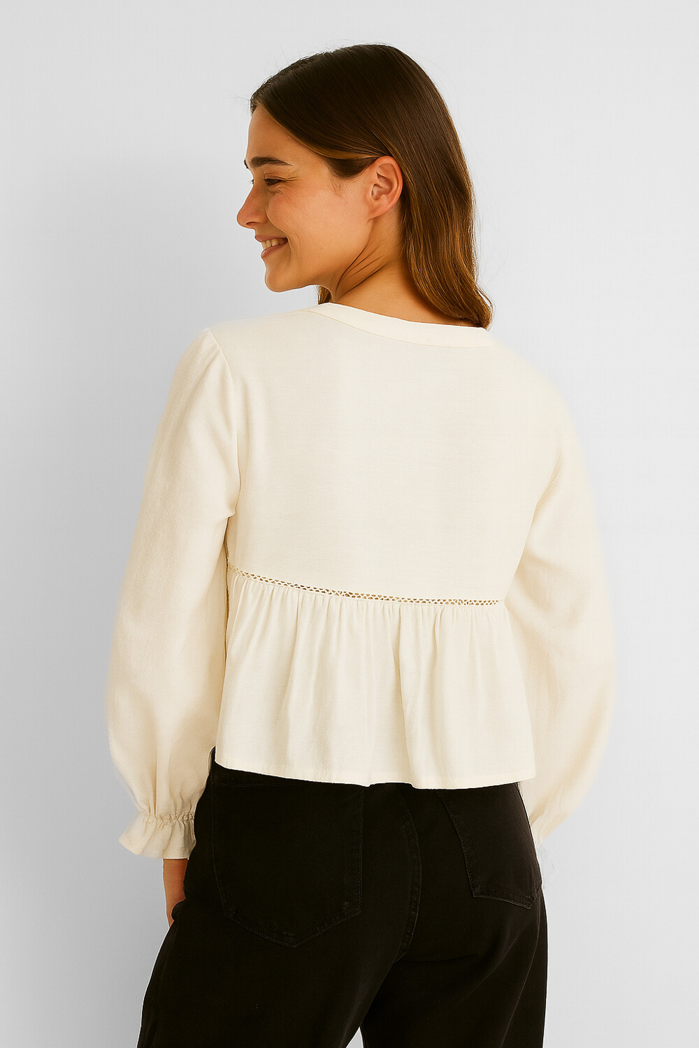 Blusa Teseo Marfil / Off White