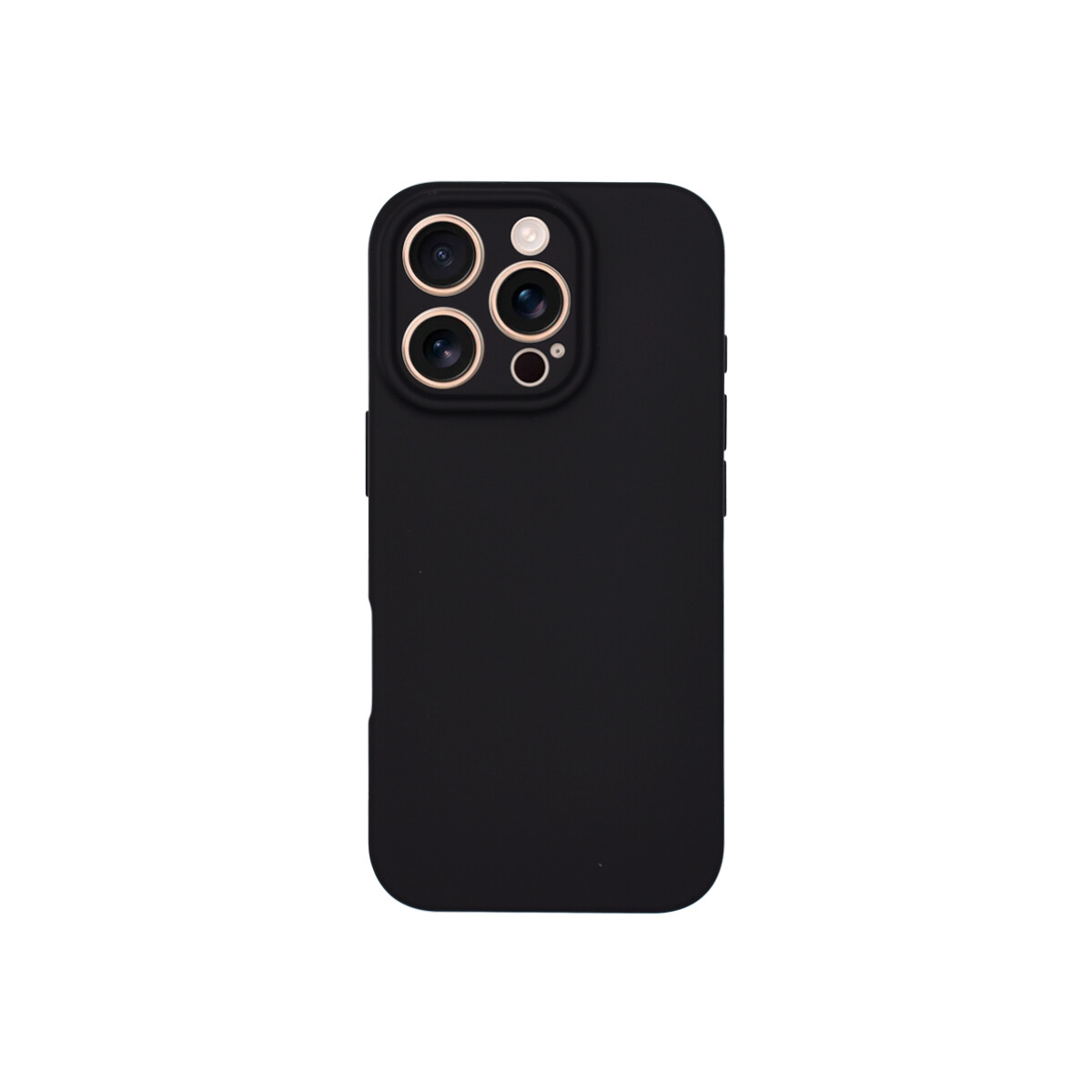 Protector iPhone 16 Pro engomado color negro 