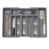 Organizador Cubiertos Extensible Cajon Utensilios Cubertero IMBACK Gris Organizador Cubiertos Extensible Cajon Utensilios Cubertero IMBACK Gris