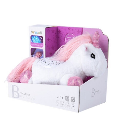 Unicornio para bebé Calm Doll con luces y sonido Proyector Unicornio para bebé Calm Doll con luces y sonido Proyector