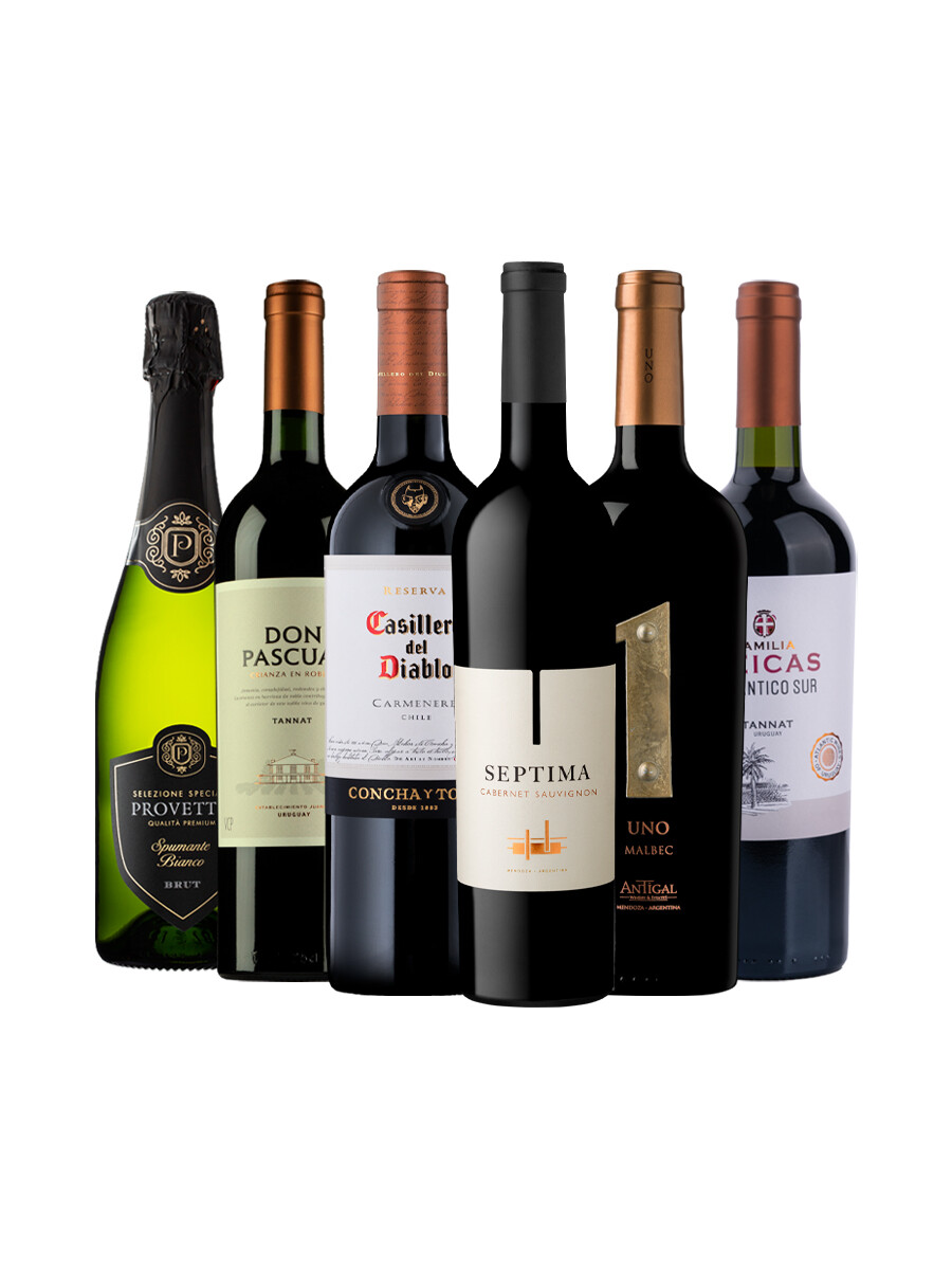 Pack Bacán Selección Bacanazo Fin de Año x6 vinos con carácter Pack Bacán Selección Bacanazo Fin de Año x6 vinos con carácter