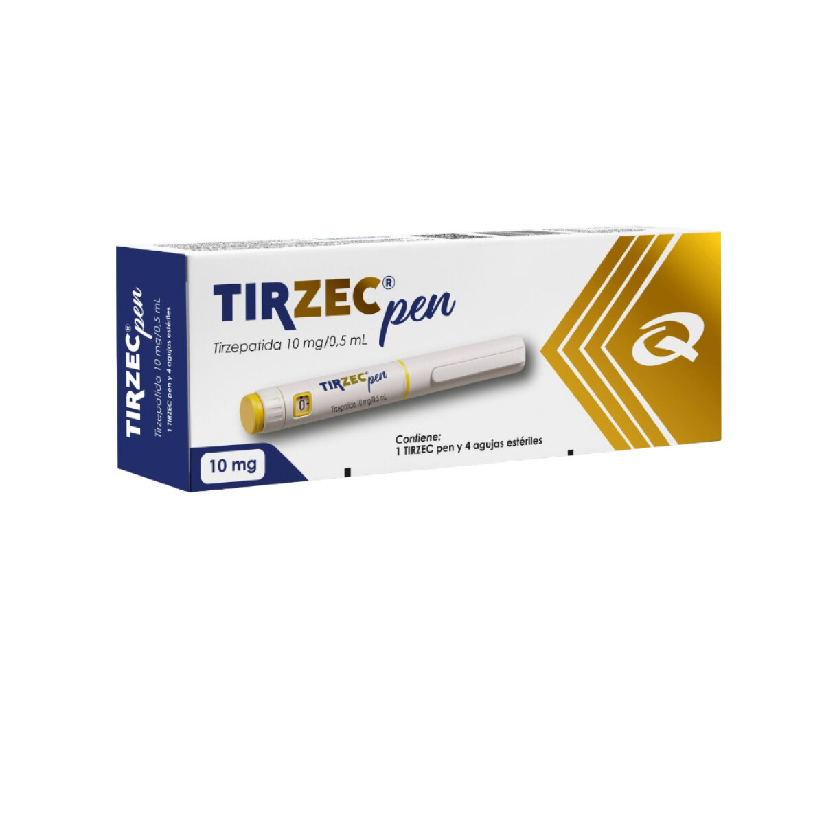 TIRZEC 10 MG PEN 2 ML + 4 AGUJAS 