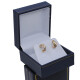 Caravanas en oro 18k combinado 3 tonos Caravanas en oro 18k combinado 3 tonos