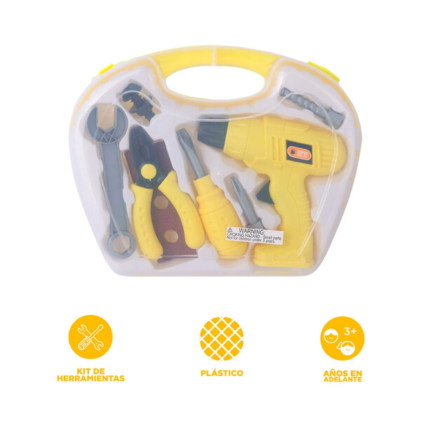 Juguete caja de herramientas 9pcs Juguete caja de herramientas 9pcs