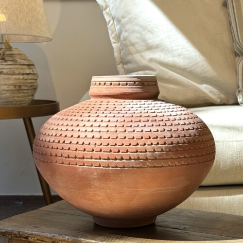 Jarrón Clay Pot Rojo Jarrón Clay Pot Rojo