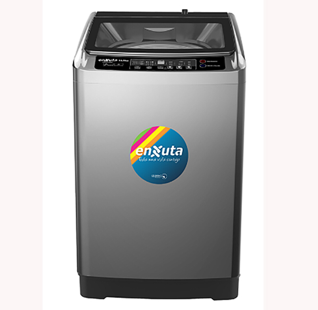 LAVARROPA ENXUTA LENX 010550 10.5Kg c/Superior Tapa Vidrio - N/A 