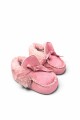 PANTUFLA BEBE MOCASIN PELUDITA Rosa