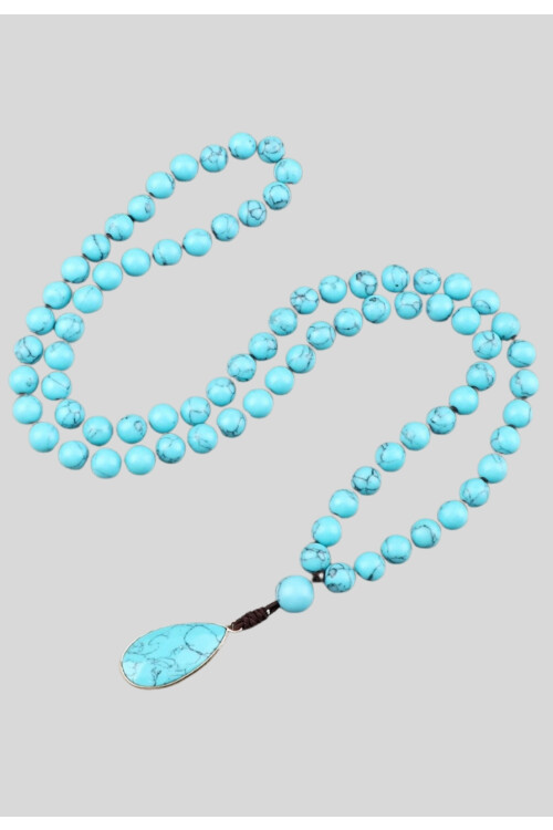 COLGANTE CON DIJE TURQUESA