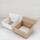 Caja eco 04 - 12x12x6 cm. REVERSIBLE BLANCO - MADERA