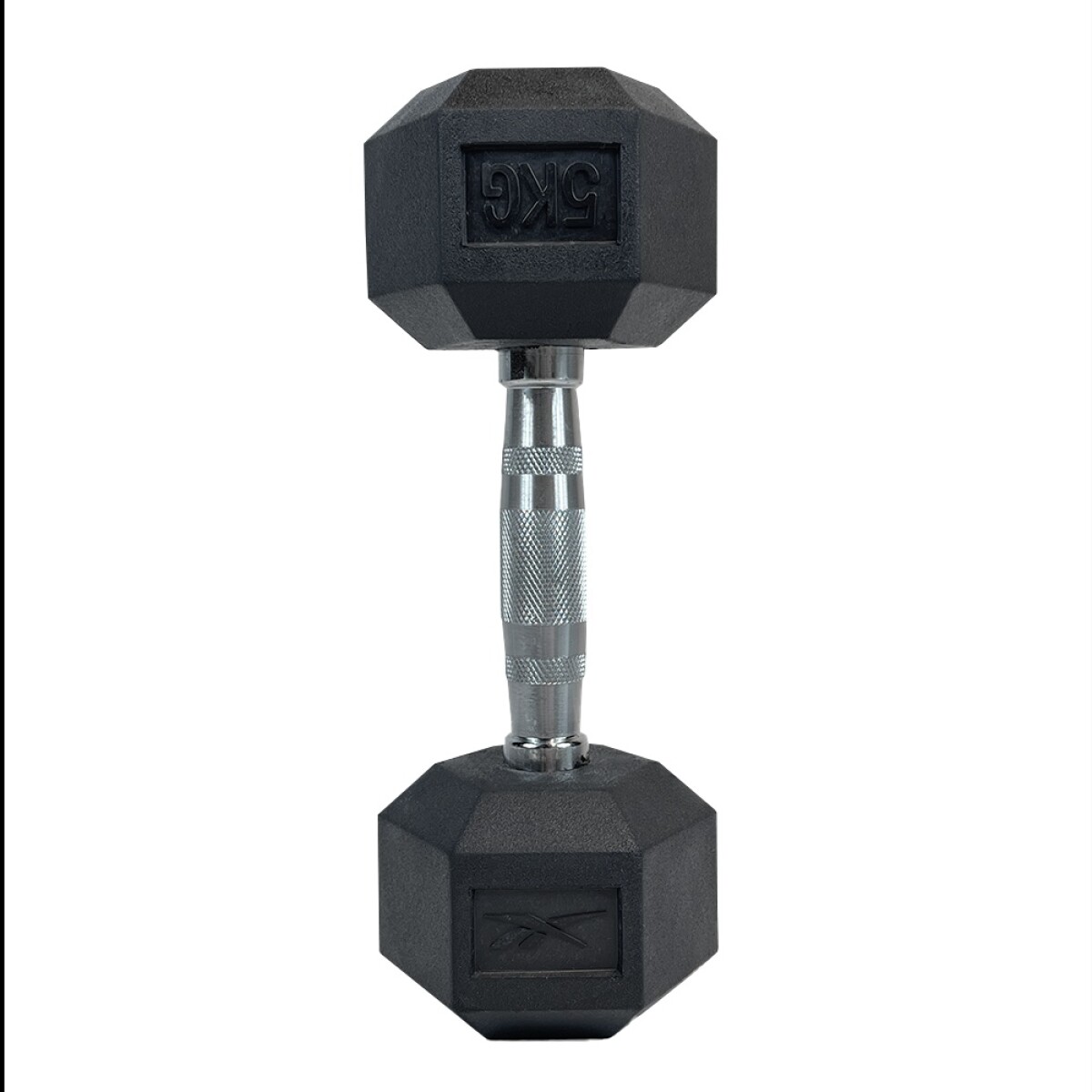 Mancuerna Hexagonal Recubierta De Goma 5Kg 