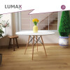 Mesa Eames Redonda 120cm Patas De Madera Calidad Premium Mesa Eames Redonda 120cm Patas De Madera Calidad Premium