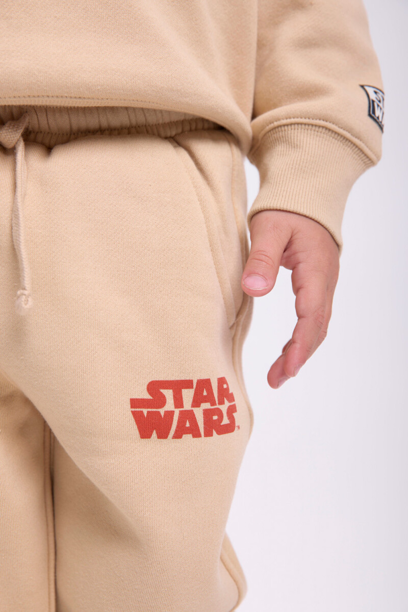 Pantalón deportivo jogger Beige