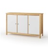 Aparador 3 Puertas Mari Blanco/miel Aparador 3 Puertas Mari Blanco/miel