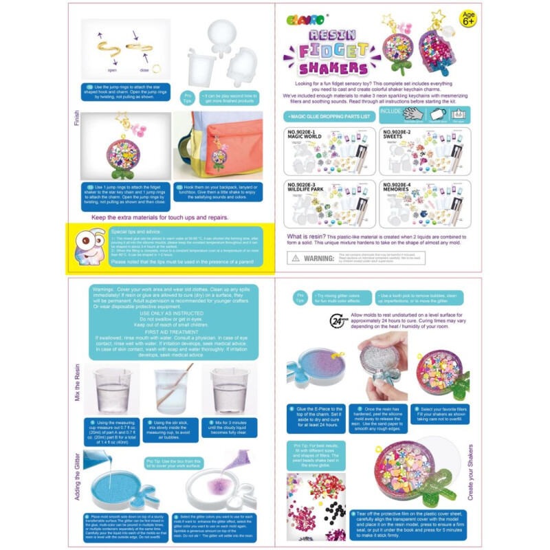 Juego para hacer tus Charms de resina Juego Para Hacer Tus Charms De Resina