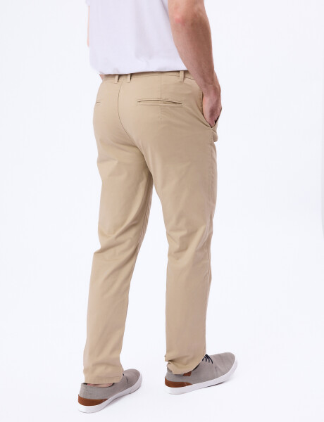 Pantalon chino beige
