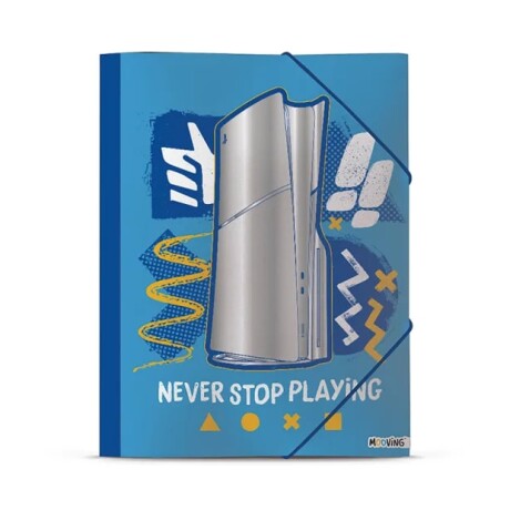 Carpeta con Elastico Licencias PlayStation Consola