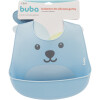 Babero silicona BUBA carita celeste