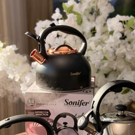 Pava Caldera Sonifer 3l Acero Inoxidable Silbato Inducción Pava Caldera Sonifer 3l Acero Inoxidable Silbato Inducción