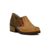 Macri Zapato Casual Dama Comb.2 Elást.t/bajo Foliado Cuero/animal Print Maiz-animal Print