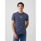 V-FRCH MINI LOGO TEE MILITARY BLUE