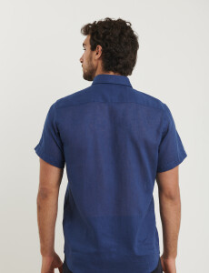 012583 CAMISA HARRY Azul Piedra