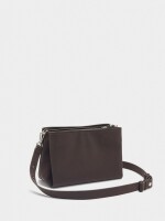Bolso De Hombro Con Textura Suave marron