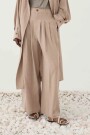 PANTALÓN ANCHO Beige