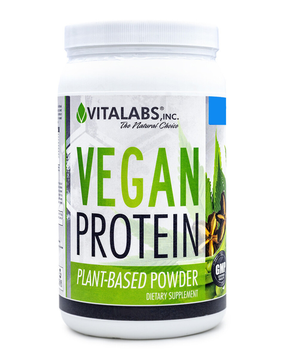 Suplemento Vitalabs Vegan Protein 2Lb 900Gr - Vainilla 