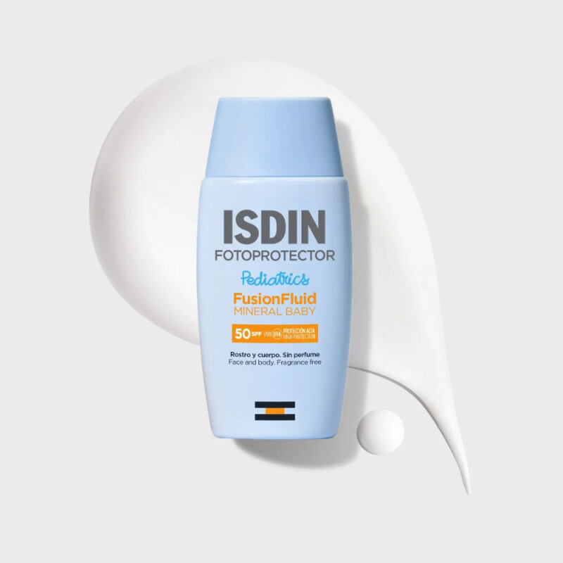 Protector Solar Corporal Infantil FOTOPROTECTOR Fusion Fluid Mineral Baby Pediatrics SPF50 50ml